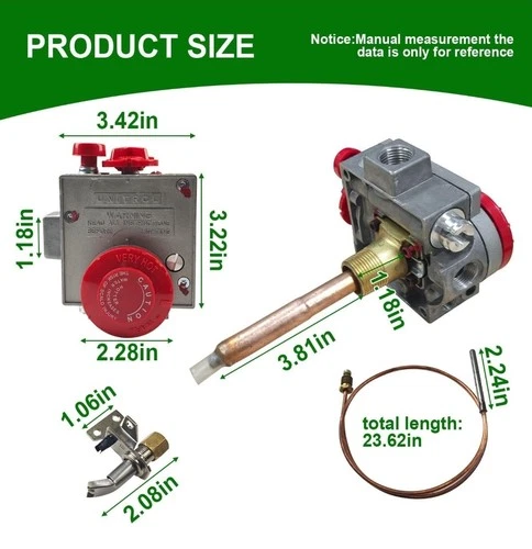 110-326 Gas Water Heater Valve Thermostat (Spanish Dial) - photo 2