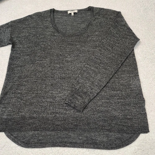 Madewell Lightweight Sweater Top - Merino Wool Blend - Grey - Sm - photo 2
