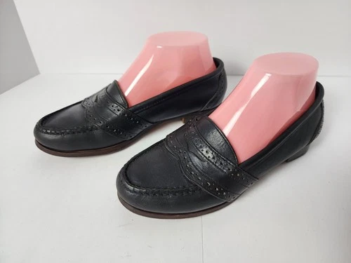 Polo Ralph Lauren 7.5 Leather Brogue Loafers - Bench Made USA