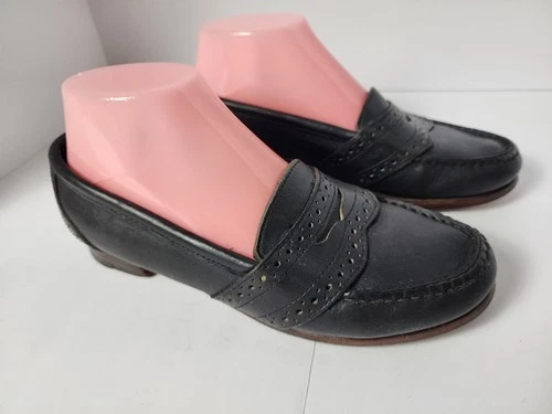 Polo Ralph Lauren 7.5 Leather Brogue Loafers - Bench Made USA - photo 5