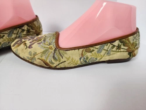 VTG Cole Haan Floral Tapestry Loafers Made in Italy 7.5 - photo 2
