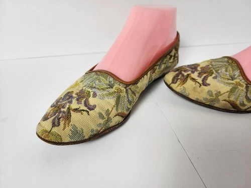 VTG Cole Haan Floral Tapestry Loafers Made in Italy 7.5 - photo 3