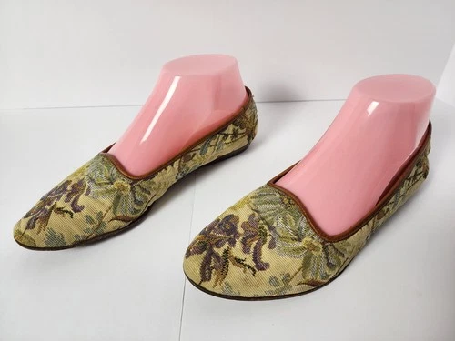 VTG Cole Haan Floral Tapestry Loafers Made in Italy 7.5 - photo 4