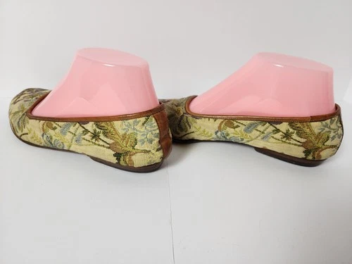 VTG Cole Haan Floral Tapestry Loafers Made in Italy 7.5 - photo 5