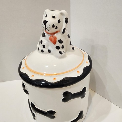 Vintage Ceramic Farmhouse Dog~ Dalmation Cookie Jar By Houston H - photo 3