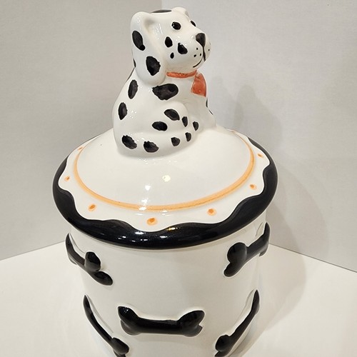 Vintage Ceramic Farmhouse Dog~ Dalmation Cookie Jar By Houston H - photo 4