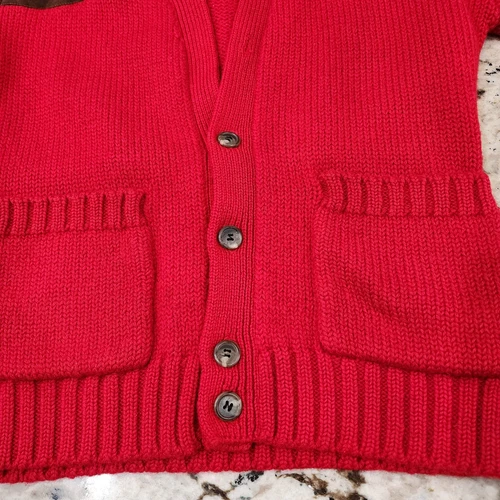 Vintage Polo Ralph Lauren Cardigan Sweater Shoulder Patch Huntin - photo 5