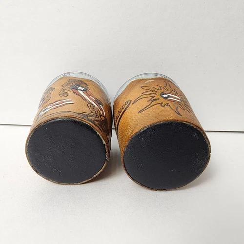 Puerto Rico Shot Glasses Set (2) - Leather Lined - photo 5