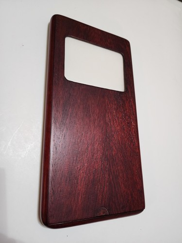 Vintage Red Wooden Pull/Slide Out Photo Album
