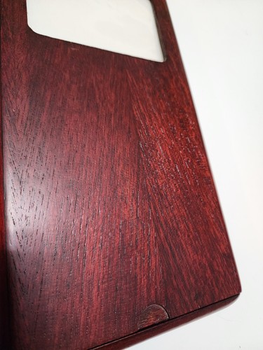 Vintage Red Wooden Pull/Slide Out Photo Album - photo 5