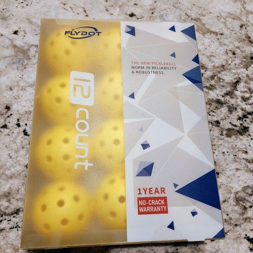 12 Count Yellow Pickleball Balls - New 12-Pack - photo 3