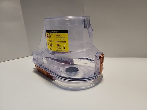 Shark Vacuum Replacement Dust Bin Canister ~Metallic ~Orange