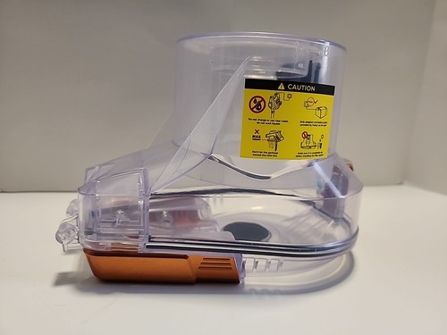 Shark Vacuum Replacement Dust Bin Canister ~Metallic ~Orange - photo 2