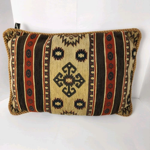 2 Vintage Newport Pillow Set Jute Kilim Rugs Decor Design~Boho - photo 4
