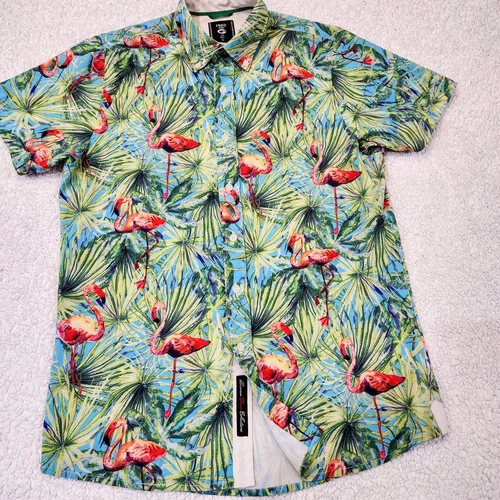 Fried Denim Men's Slim Fit Hawaiian Shirt