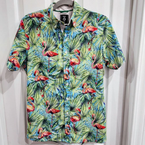 Fried Denim Men's Slim Fit Hawaiian Shirt - photo 2