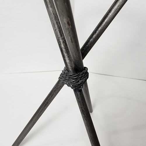 Black Metal Candle Holder Stands with Glass Inserts - Set of 4 R - photo 5