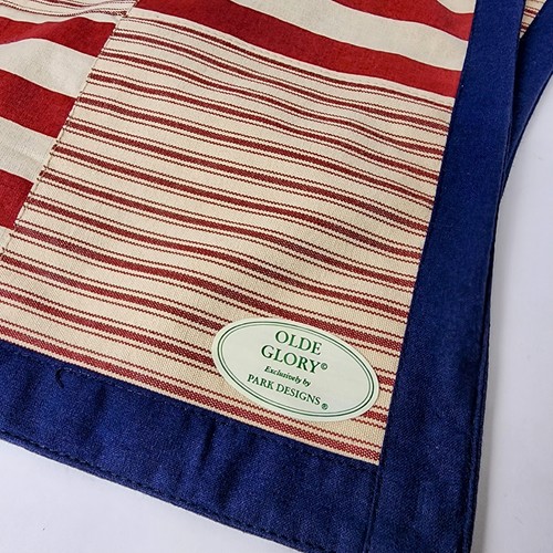 Vintage Patriotic Placemats - American Flag July 4th Quilt Style - photo 5
