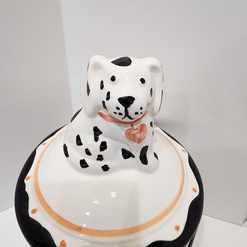Vintage Ceramic Farmhouse Dog~ Dalmation Cookie Jar By Houston H - photo 3