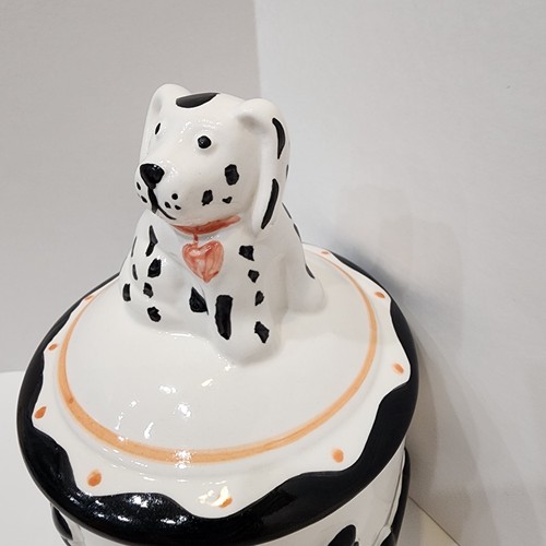 Vintage Ceramic Farmhouse Dog~ Dalmation Cookie Jar By Houston H - photo 4