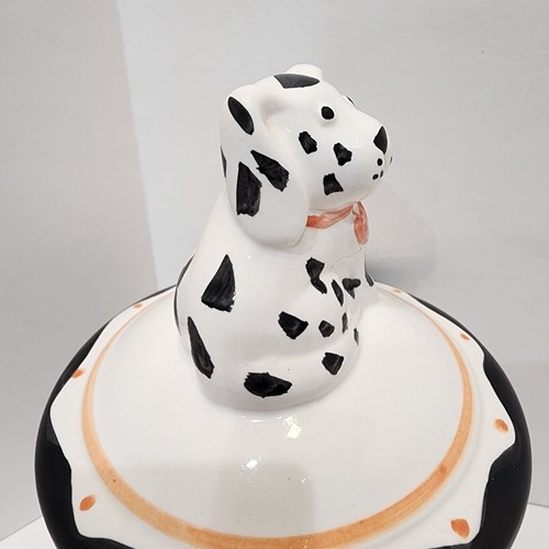 Vintage Ceramic Farmhouse Dog~ Dalmation Cookie Jar By Houston H - photo 5