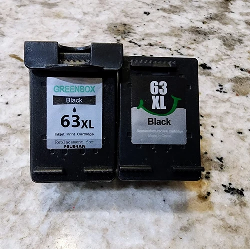 HP 63XL Black & Color Ink Cartridges (3 Total) - photo 2