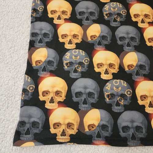 REVOLUCION All-Over Skull T-SHIRT~Short Sleeve~ Mens Size Medium - photo 3