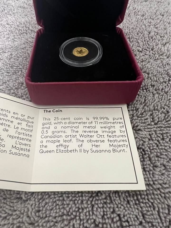 .5g Gold Maple Leaf 99.99 - photo 3
