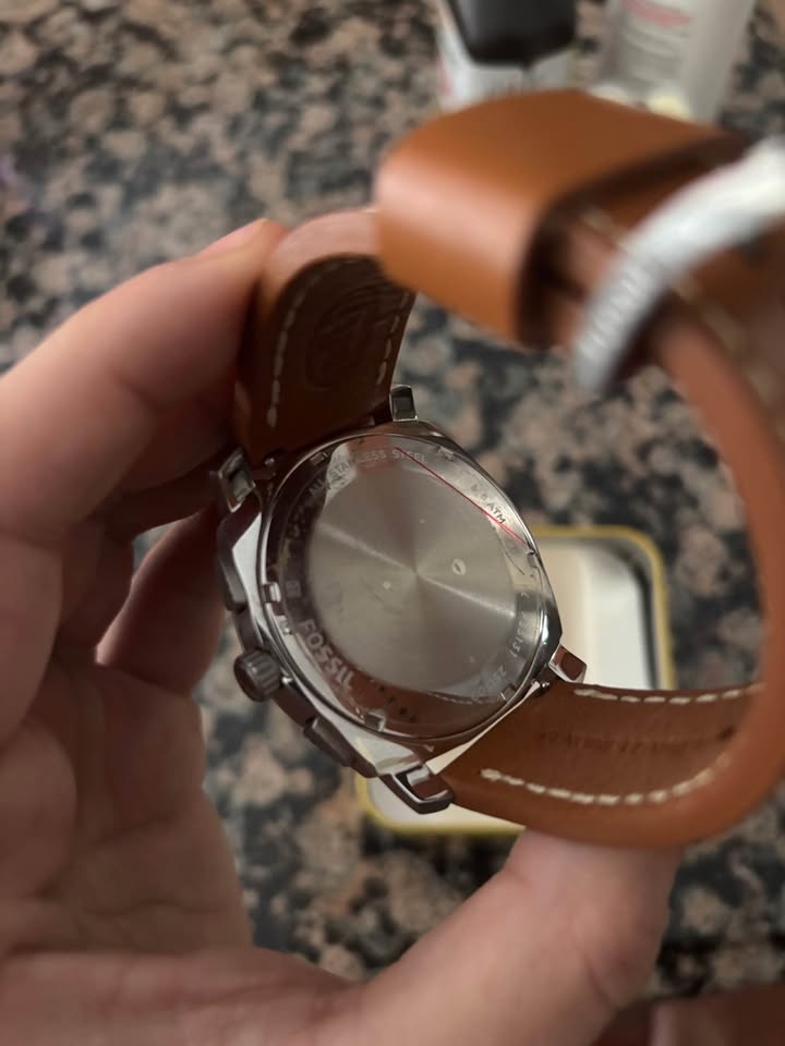Men's Fossil Machine Chronography Leather Band Watch - photo 5
