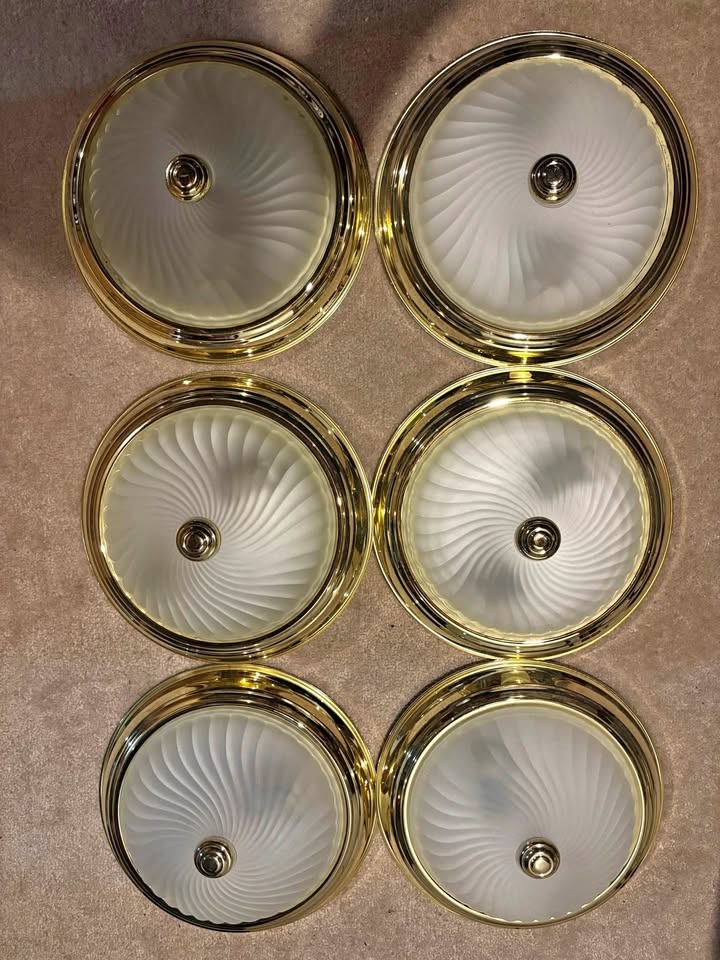 Gold & White Light Fixtures