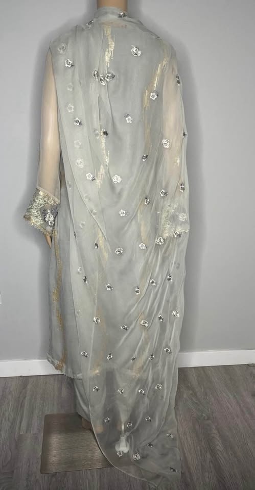 Pure Chiffon Pakistani Dress - photo 4