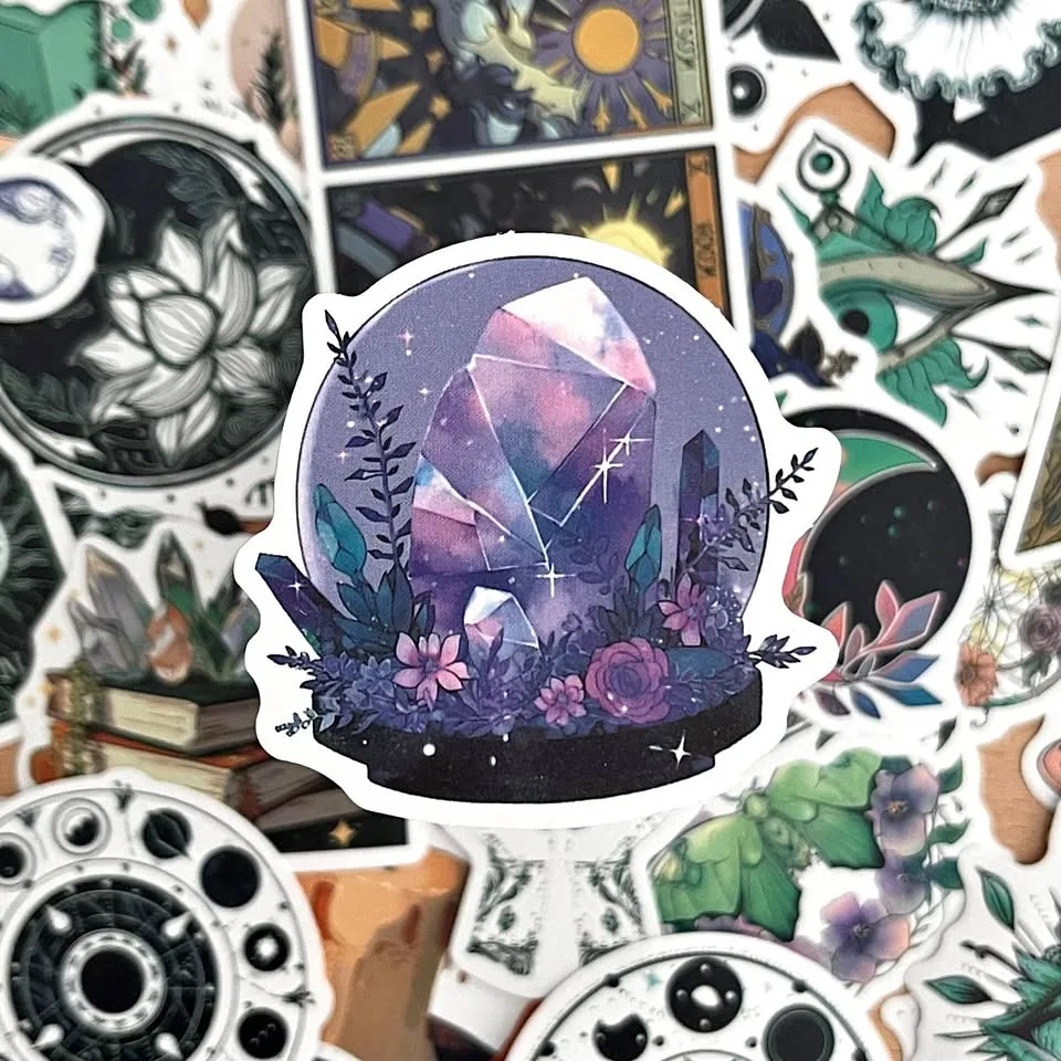 Pack of 50 Paranormal Aesthetic Stickers thumbnail