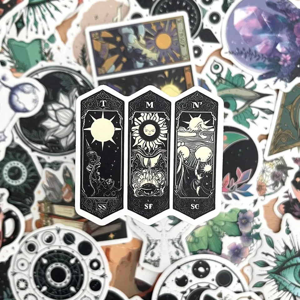 Pack of 50 Paranormal Aesthetic Stickers image indicator(3)
