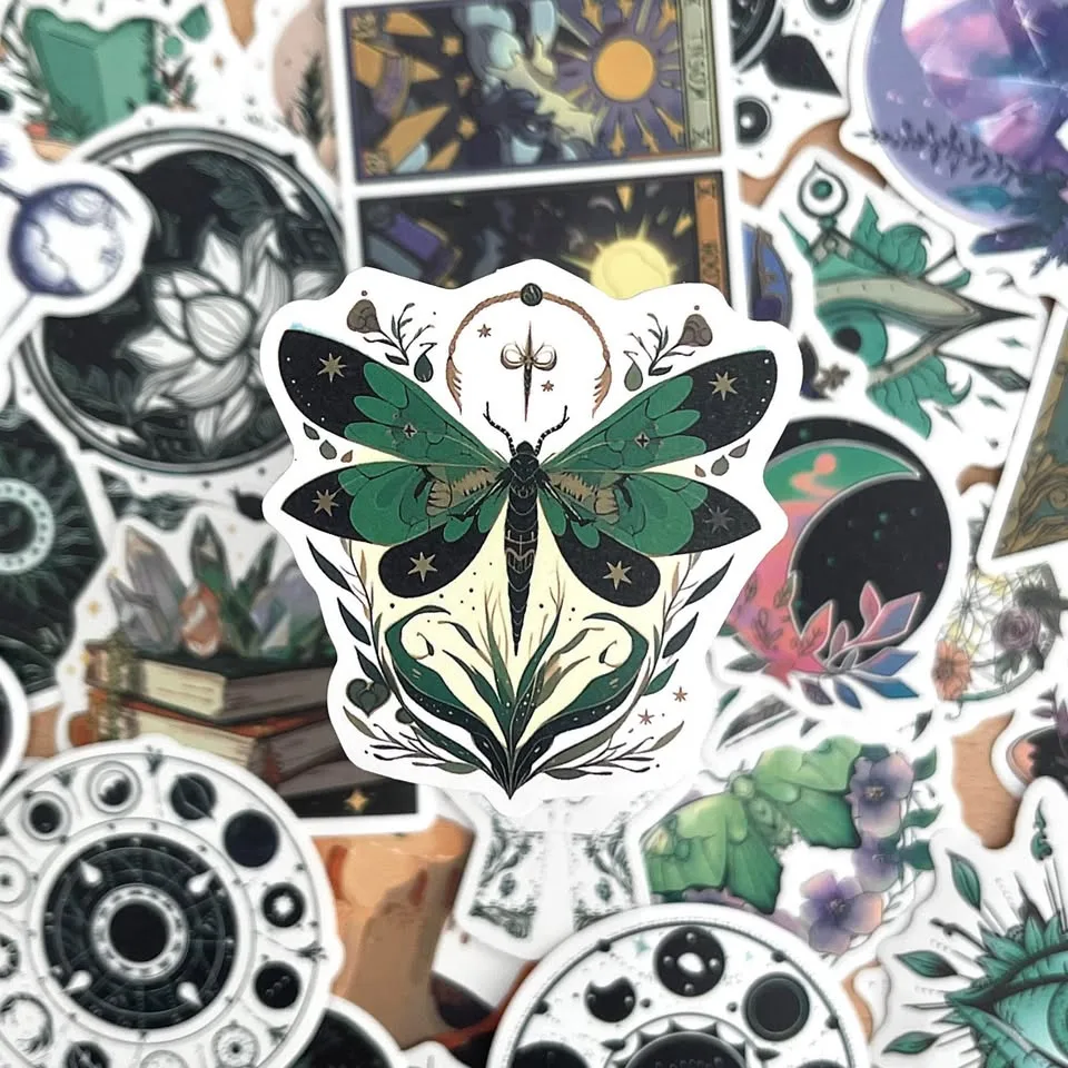 Pack of 50 Paranormal Aesthetic Stickers image indicator(4)