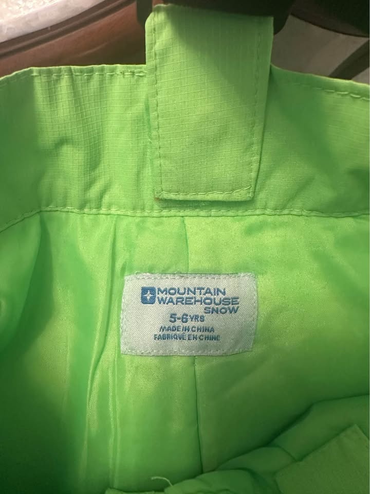 Kids Snow Pants (Size 5–6 Years) – $15 - photo 2