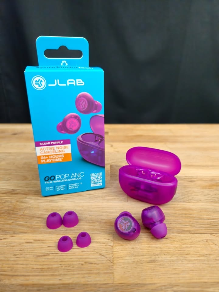 JLab Go POP ANC True Wireless Earbuds - Purple - photo 3