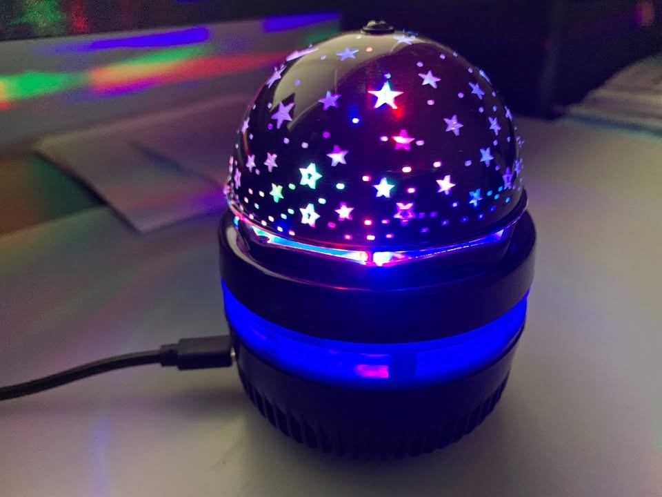 Brand New Rotating Colourful Stars and Moon Night Sky Light Proj