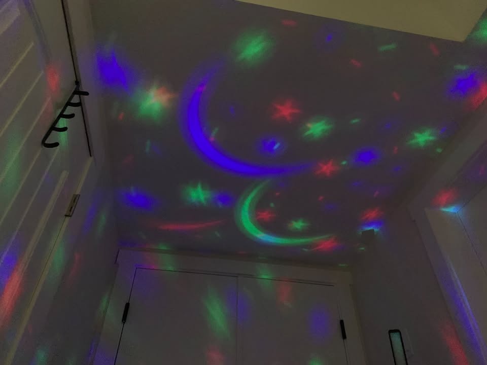 Brand New Rotating Colourful Stars and Moon Night Sky Light Proj - photo 3