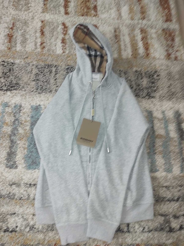 High quality Burberry Zip up Hoodie Size L in kids - photo 2