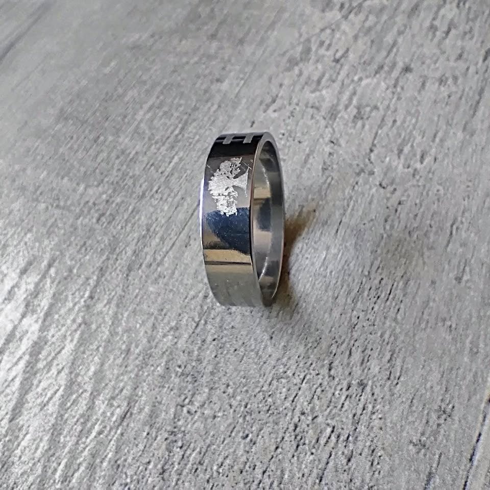 Tree Inspired Stainless Steel Ring - photo 3