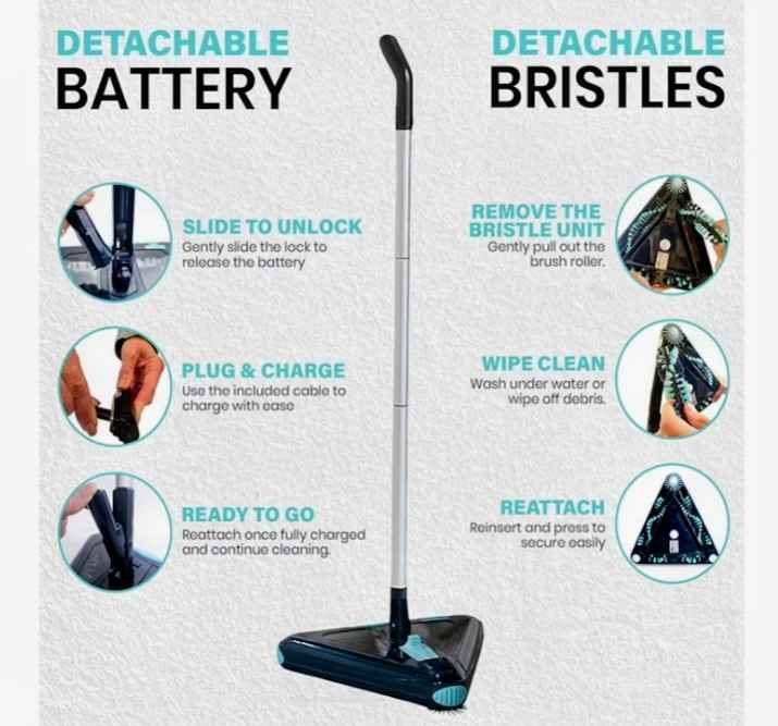 Zippi SWEEPER MAX. 360 degrees cleaning, Rechargeable. - photo 4