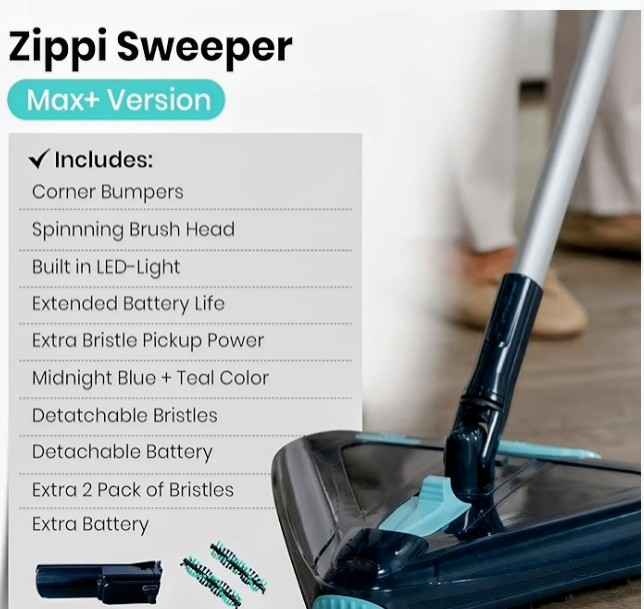 Zippi SWEEPER MAX. 360 degrees cleaning, Rechargeable. - photo 5