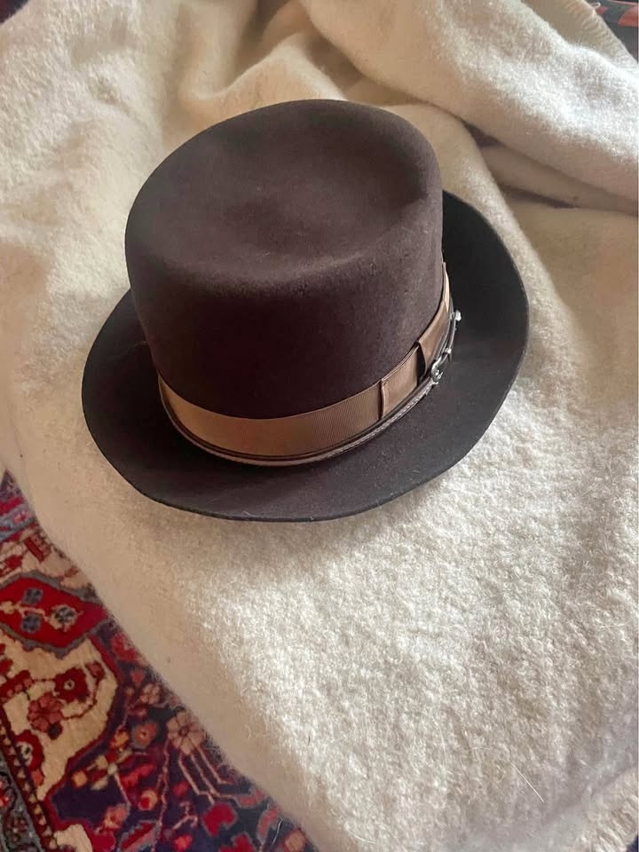 Beau Chapeau Pork Pie Stetson Brown Medium