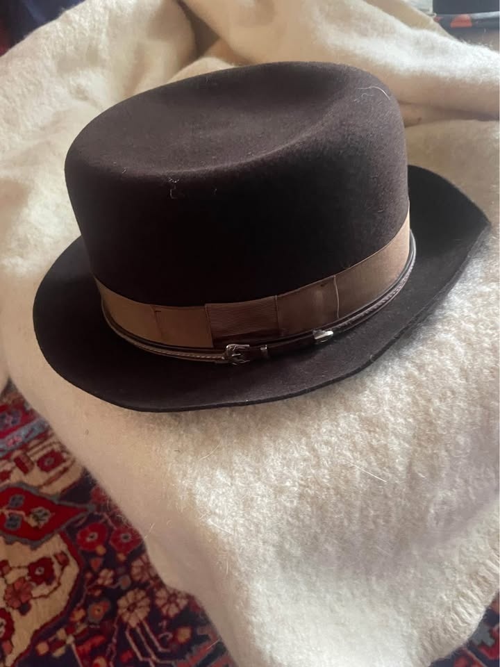Beau Chapeau Pork Pie Stetson Brown Medium - photo 4