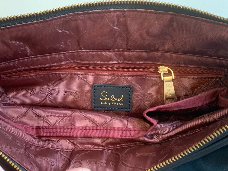 Brand New Salad AW 1929 Lady Luxury Genuine Leather Handbag (Bla - photo 4