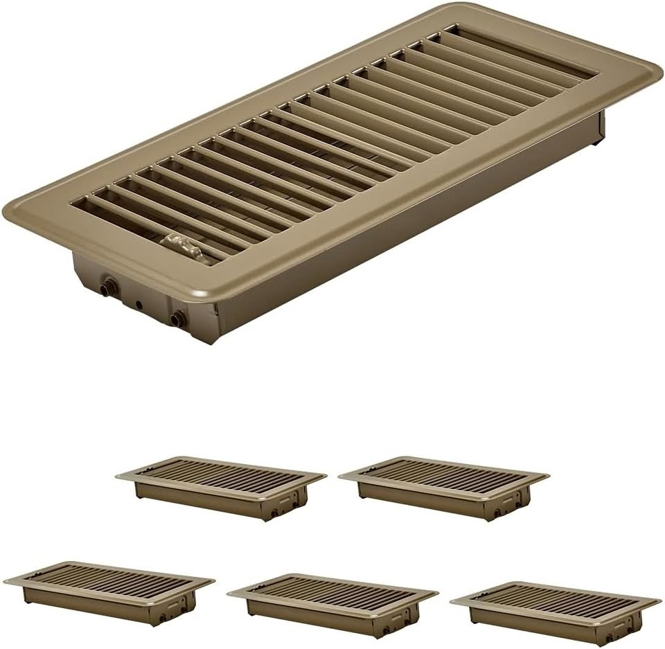 VEVOR 4 x 10 Inch Floor Registers (6-Pack)