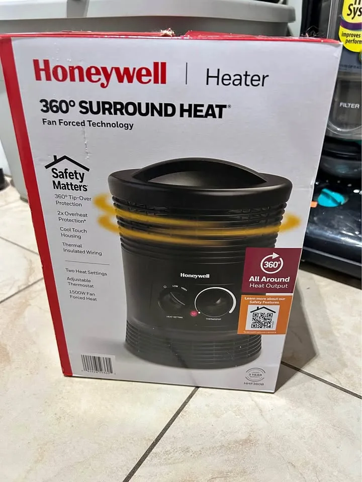 Honeywell 1500W space heater/fan thumbnail