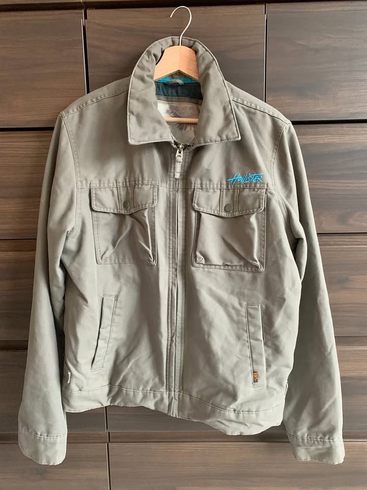 Hollister Men's Winter Casual Jacket Coat - Medium