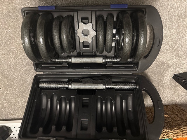 40 lbs adjustable CAP Dumbbell Set - photo 2