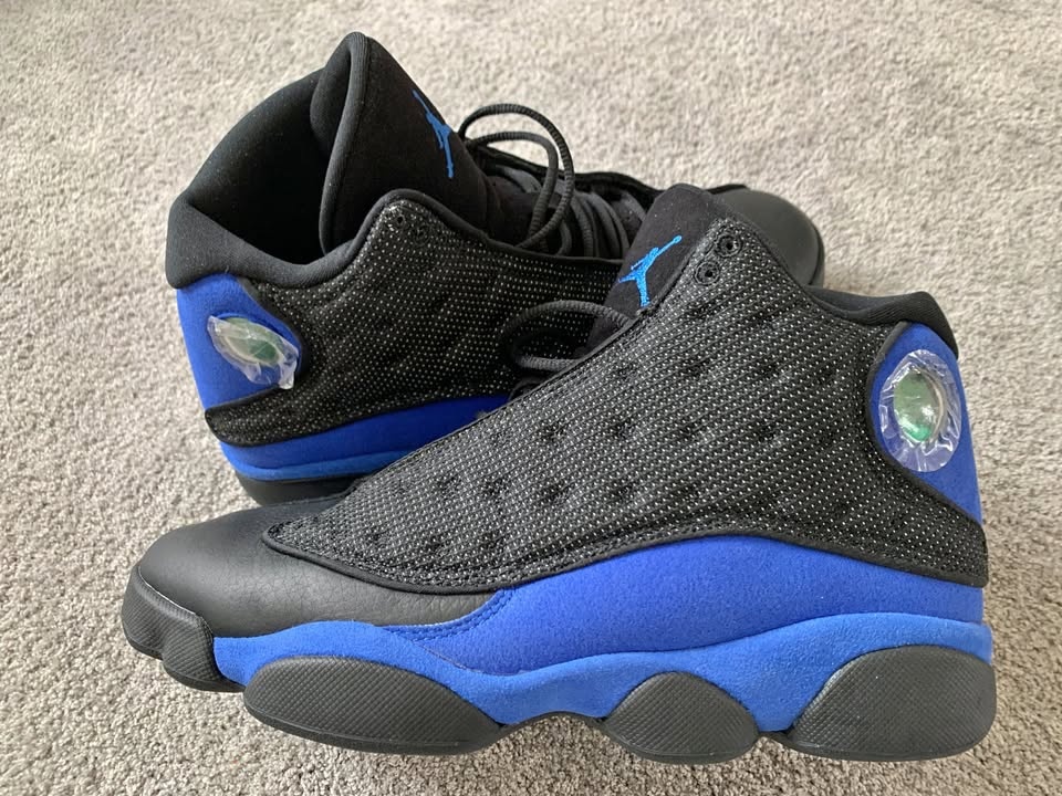 Brand New Air Jordan 13 Retro Black/Hyper Royal